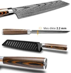 Larra™ - 7-delige Professionele Damascus Messen Set - Koksmessen - Japanse Messen - Koksmes - Damascus 8 Larra™ - 7-delige Professionele Damascus Messen Set - Koksmessen - Japanse Messen - Koksmes - Damascus -Skimask 1172x1200 2