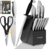 Toivo Kitchen Professioneel Messenset 14 Stuks - Incl. Messenslijper Schaar En Messenblok - Zilver - Koksmessen Set - Keuken Messenset - Keukenset 1 Toivo Kitchen Professioneel Messenset 14 Stuks - Incl. Messenslijper Schaar En Messenblok - Zilver - Koksmessen Set - Keuken Messenset - Keukenset -Skimask 1172x1200 3