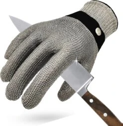 TEN Oesterhandschoen RVS Maat S/M Met Binnenhandschoen + 50 Recepten EBook & Giftcard - Tactical Handschoenen - Snijvaste Handschoenen - Zwart -Skimask 1173x1200 3