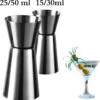 Merkloos Luxe Barmaatjes Set 15/30ml En 25/50 Ml - Bwa Commerce - Jigger - Barmaatje - Maatbeker Cocktail - Drankmaatje - Cocktail Maatbeker - Maatschenker - Cocktailmaatje - Jigger Maatbekertje - Drank Maatbeker - Bar Butler -Skimask 1174x1200 7