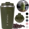 Triple J® Koffiebeker To Go - Thermosbeker - BPA & Lekvrij - 380ml - Groen 1 Triple J® Koffiebeker To Go - Thermosbeker - BPA & Lekvrij - 380ml - Groen -Skimask 1179x1200 9