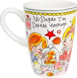 Blond Amsterdam Even Bijkletsen Beker XL 500 Ml - Mint Rand 9 Blond Amsterdam Even Bijkletsen Beker XL 500 Ml - Mint Rand -Skimask 1183x1200 10