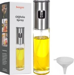 BooGoo® - Olijfolie Sprayer Deluxe - Olijfolie Fles Verstuiver Voor Keuken - Cooking Spray - Oliespray - Bbq Accesoires - Oliefles - Bakspray