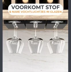 Keufens Wijnglazenhouder Matzwart | Voor 9 Wijnglazen | Wijnrek Hangend | Glazenrek | Wijnglazenrek | Glasophangrek | Wijnglasrek | Ophangrek Glazen | Bar Accessoires 16 Keufens Wijnglazenhouder Matzwart | Voor 9 Wijnglazen | Wijnrek Hangend | Glazenrek | Wijnglazenrek | Glasophangrek | Wijnglasrek | Ophangrek Glazen | Bar Accessoires -Skimask 1188x1200 10