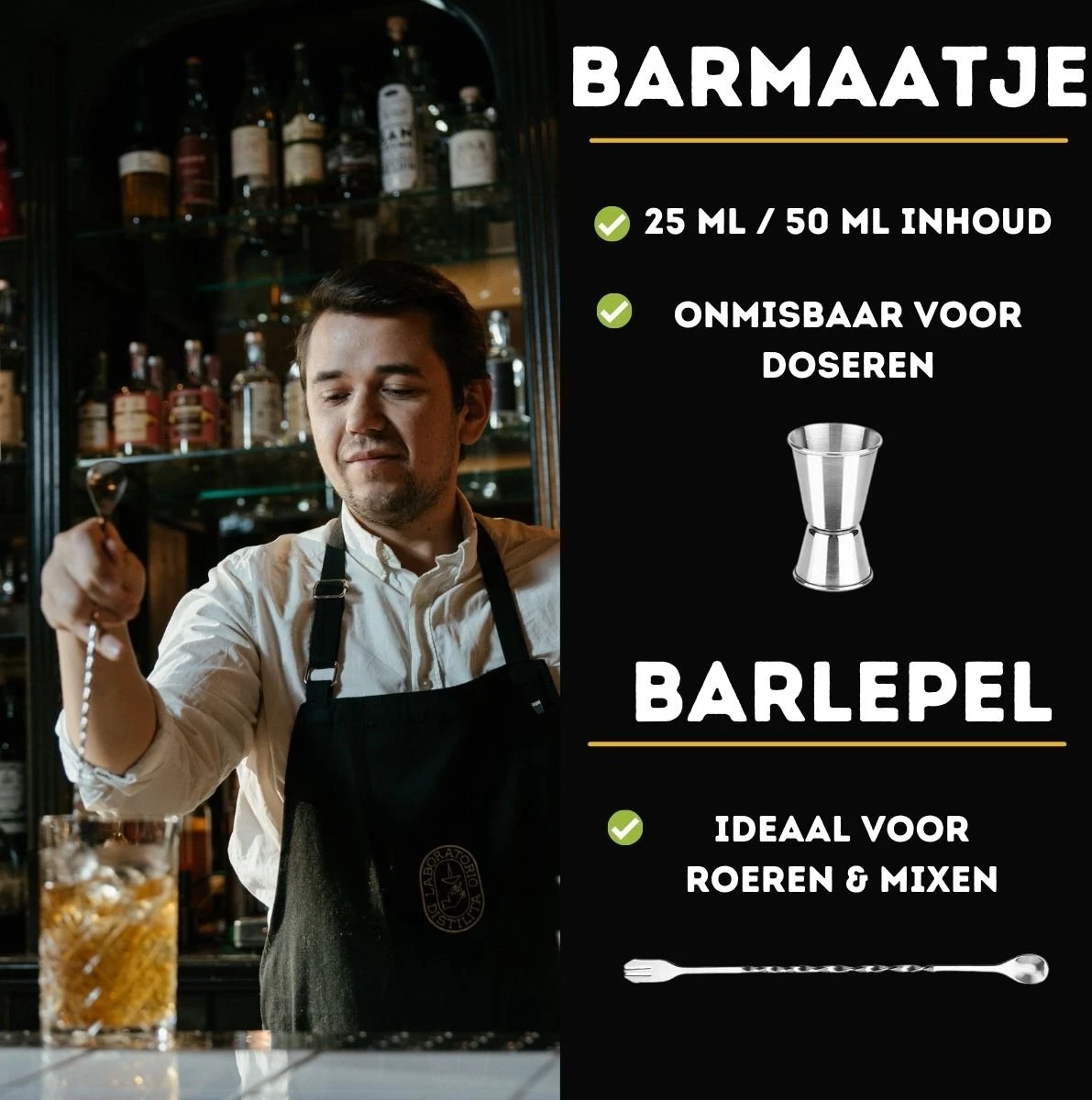 UNBOX Cocktail Set - Cocktail Shaker - Cocktail Shaker Set - Cocktailset Met Bamboe Standaard - Inclusief Nederlands Receptenboekje 9 UNBOX Cocktail Set - Cocktail Shaker - Cocktail Shaker Set - Cocktailset Met Bamboe Standaard - Inclusief Nederlands Receptenboekje - Afbeelding 7