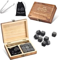 Whiskey Stones Herbruikbare IJsblokjes - Whisky Stenen Herbruikbaar - 9 Stuks-KWISO156 -Skimask 1192x1200 6
