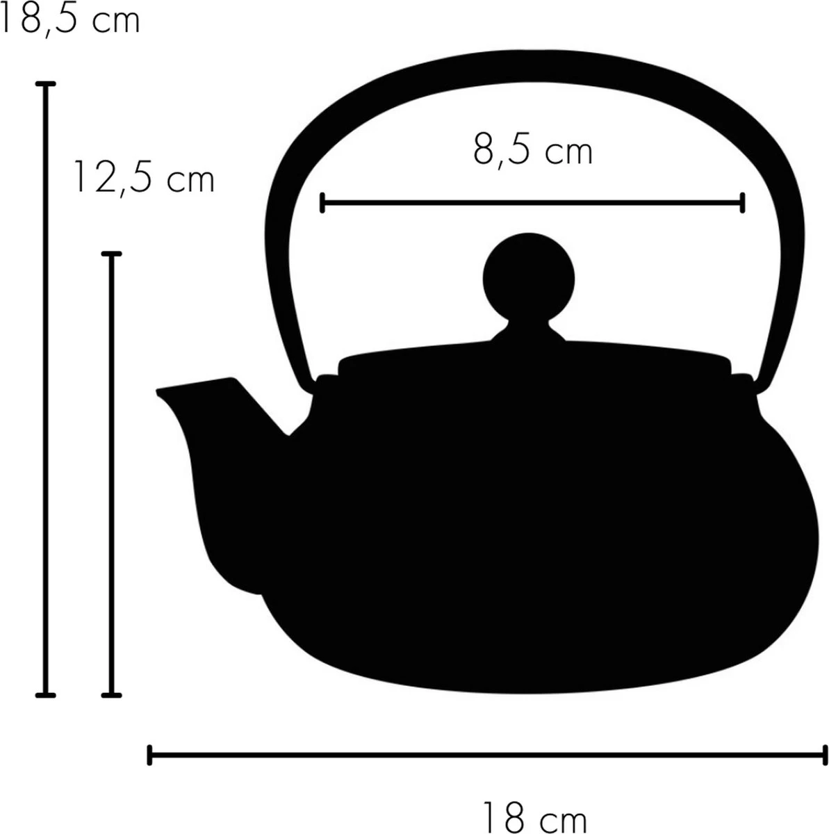 Tealøv THEE SET 1,1 LITER GIETIJZER | COMPLETE SET IN GESCHENKDOOS | Gietijzeren Theepot Met Roestvrijstalen Zeef, Gietijzeren Theekopjes En Onderzetter | In Authentiek Japanse Stijl | Arare Blauw 7 Tealøv THEE SET 1,1 LITER GIETIJZER | COMPLETE SET IN GESCHENKDOOS | Gietijzeren Theepot Met Roestvrijstalen Zeef, Gietijzeren Theekopjes En Onderzetter | In Authentiek Japanse Stijl | Arare Blauw - Afbeelding 5