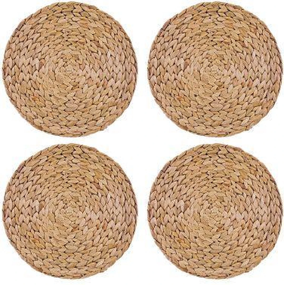 Placemats, Rond, Set Van 4 Stuks, Waterhyacint - Creative Tops 3 Placemats, Rond, Set Van 4 Stuks, Waterhyacint - Creative Tops