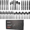 Deleca 6 Persoons Bestekset (36-delig) - Lepels, Messen, Vorken & Steakmessen - Vaatwasserbestendig - Zwart / RVS 1 Deleca 6 Persoons Bestekset (36-delig) - Lepels, Messen, Vorken & Steakmessen - Vaatwasserbestendig - Zwart / RVS -Skimask 1193x1200 4