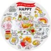 Blond Amsterdam, Happy - Bord 22cm 2 Blond Amsterdam, Happy - Bord 22cm -Skimask 1197x1200 21