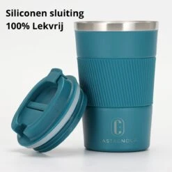 Castagnola Design RVS Koffiebeker To Go - Blauw - 380ml - Thermosbeker - Theebeker -Skimask 1198x1200 31