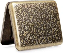 BOTC Sigarettendoosje - Sigaretten Case - Koper - 20 Sigaretten - Sigarettenhouder –Sigaretten Box – Sigaretten Opbergdoosje