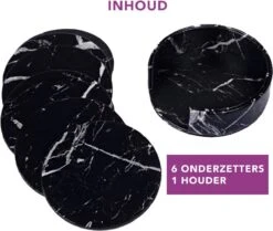 Onderzetter Voor Glazen - Onderzettersset - Drink Onderzetters - Marmer Look - Set Van 6 - SEVEND® 15 Onderzetter Voor Glazen - Onderzettersset - Drink Onderzetters - Marmer Look - Set Van 6 - SEVEND® -Skimask 1200x1013 12