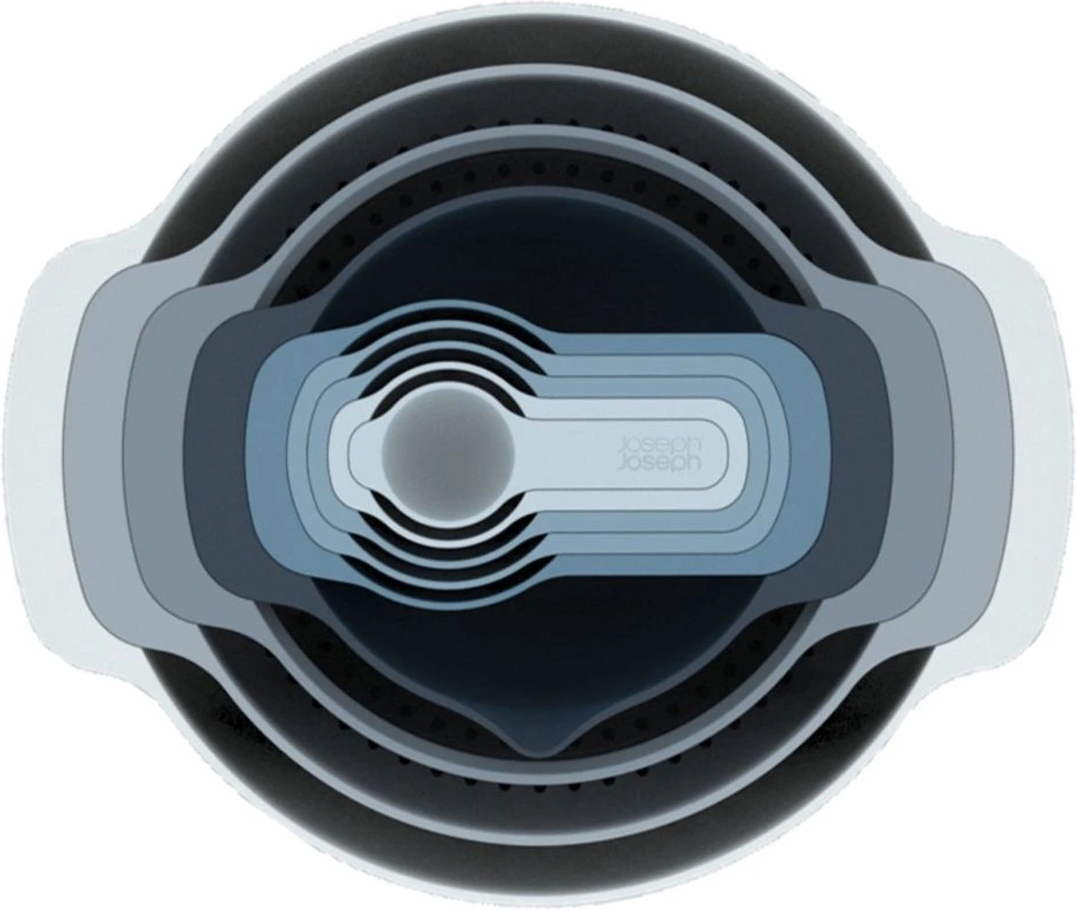 Joseph Joseph Editions Sky Nest 9 Plus Keukenhulpen - Polypropyleen - Set Van 9 Stuks - Oceaan 4 Joseph Joseph Editions Sky Nest 9 Plus Keukenhulpen - Polypropyleen - Set Van 9 Stuks - Oceaan - Afbeelding 2