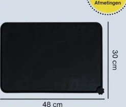 Merkloos Winkrs - Placemat Voor Voerbak Van Hond Of Kat Huisdieren - Zwart Siliconen Waterdicht - 30 X 48 Cm 8 Merkloos Winkrs - Placemat Voor Voerbak Van Hond Of Kat Huisdieren - Zwart Siliconen Waterdicht - 30 X 48 Cm -Skimask 1200x1016 8