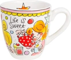 Blond Amsterdam Even Bijkletsen Mini Mok - Roze Rand 15 Blond Amsterdam Even Bijkletsen Mini Mok - Roze Rand -Skimask 1200x1023 1