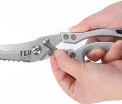 T&M Knives Vleesschaar - Wildschaar En Gevogelteschaar Professioneel - Keukenschaar - Schaar Voor Kip En Vis – Kruidenschaar 17 T&M Knives Vleesschaar - Wildschaar En Gevogelteschaar Professioneel - Keukenschaar - Schaar Voor Kip En Vis – Kruidenschaar -Skimask 1200x1026