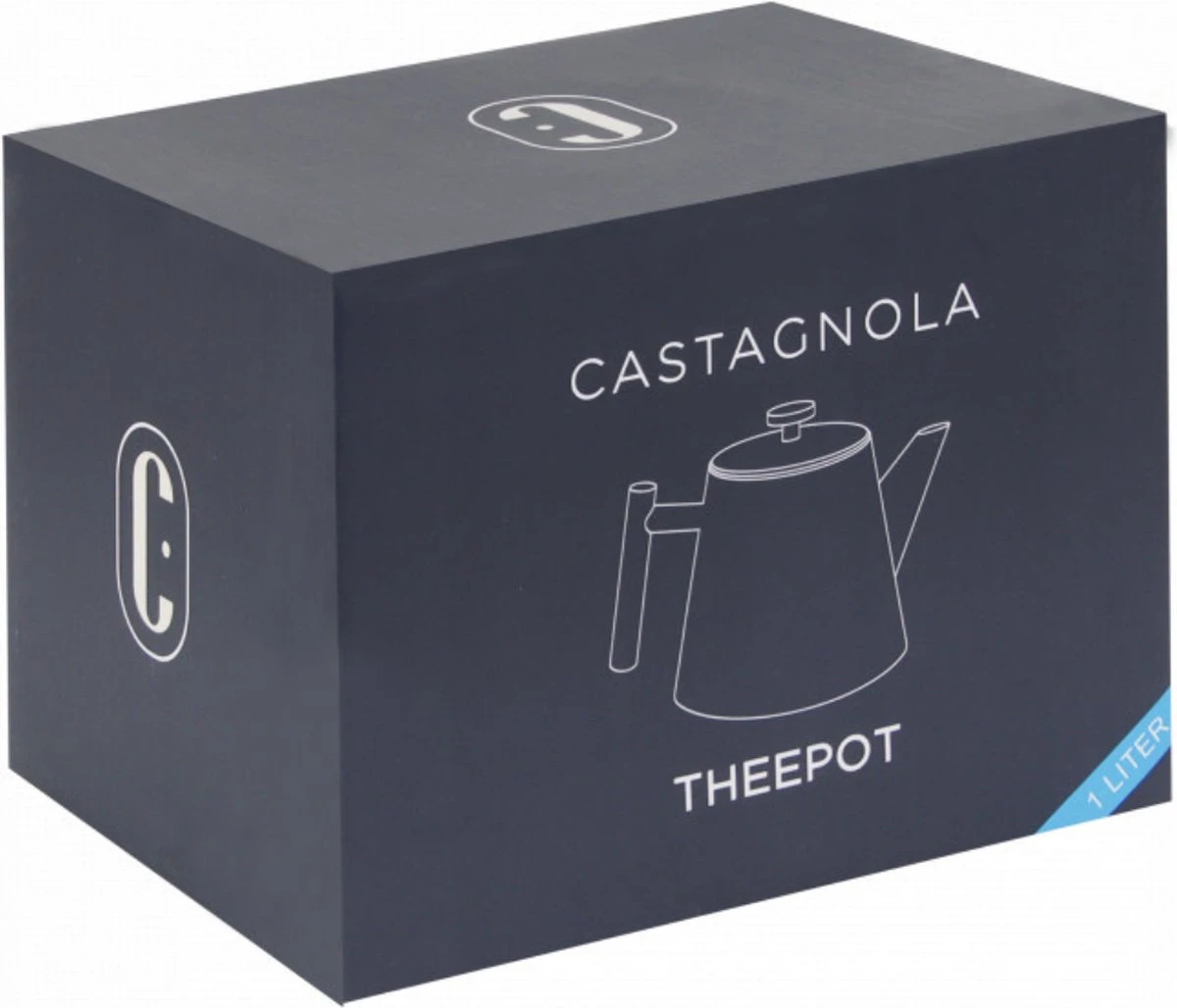 Castagnola Theepot Met Filter – Theekan – Theepot Dubbelwandig – Theepot Roestvrijstaal – Hoogwaardig RVS – 1 Liter – 5 Kopjes Thee – Zwart 9 Castagnola Theepot Met Filter – Theekan – Theepot Dubbelwandig – Theepot Roestvrijstaal – Hoogwaardig RVS – 1 Liter – 5 Kopjes Thee – Zwart - Afbeelding 7