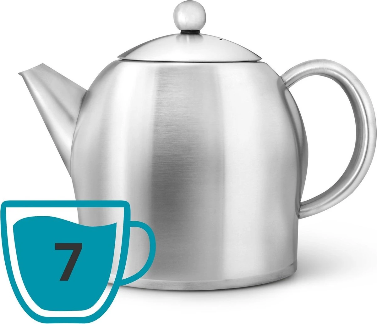 Bredemeijer - Theepot Minuet Santhee 1,4L Mat Dubbelwandig 15 Bredemeijer - Theepot Minuet Santhee 1,4L Mat Dubbelwandig - Afbeelding 13