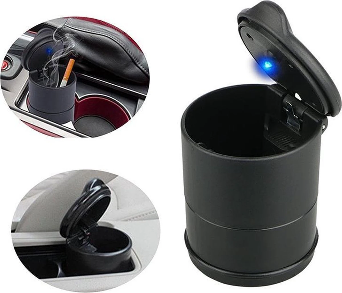 Merkloos Auto Asbak - Asbak - Geurloze Asbak - Led Verlichting - Draagbaar Asbak - Sigaretten - Tabak 3 Merkloos Auto Asbak - Asbak - Geurloze Asbak - Led Verlichting - Draagbaar Asbak - Sigaretten - Tabak