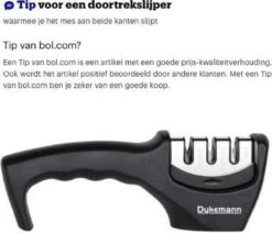 Dykemann Messenslijper - Doortrekslijper - 3 Verschillende Slijpkoppen - Antislip Voet - RVS - Met Anti-snij Handschoen & E-Book -Skimask 1200x1032