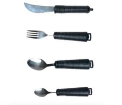 Merkloos Aangepast Dik Bestek 4-delige Set, Bestekset. Verdikt Handvat Met Soft Grip. Buigzaam / Buigbaar. Zwart 19 Merkloos Aangepast Dik Bestek 4-delige Set, Bestekset. Verdikt Handvat Met Soft Grip. Buigzaam / Buigbaar. Zwart -Skimask 1200x1036 2