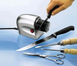 Elektrische Messenslijper - Zilver - Professionele Slijper - Universeel - Voor Alle Messen En Scharen -Skimask 1200x1036