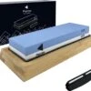 Perow Wetsteen Messenslijper - Slijpsteen - Luxe Wetsteen - Bamboe Houder - Korrel 1000/6000 -Skimask 1200x1042 1