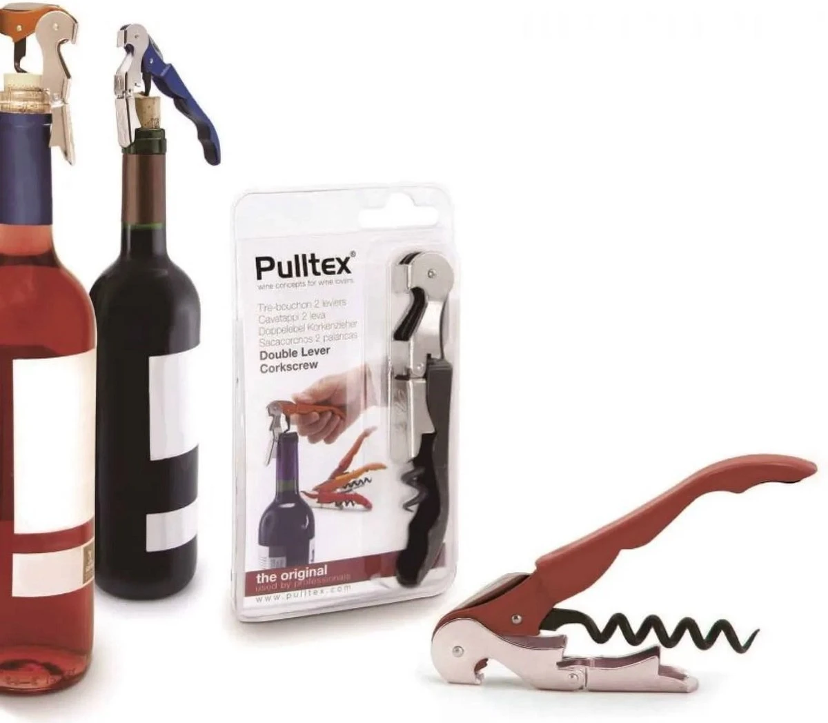 Pulltex Kelnersmes Pulltap Bordeaux 6 Pulltex Kelnersmes Pulltap Bordeaux - Afbeelding 4