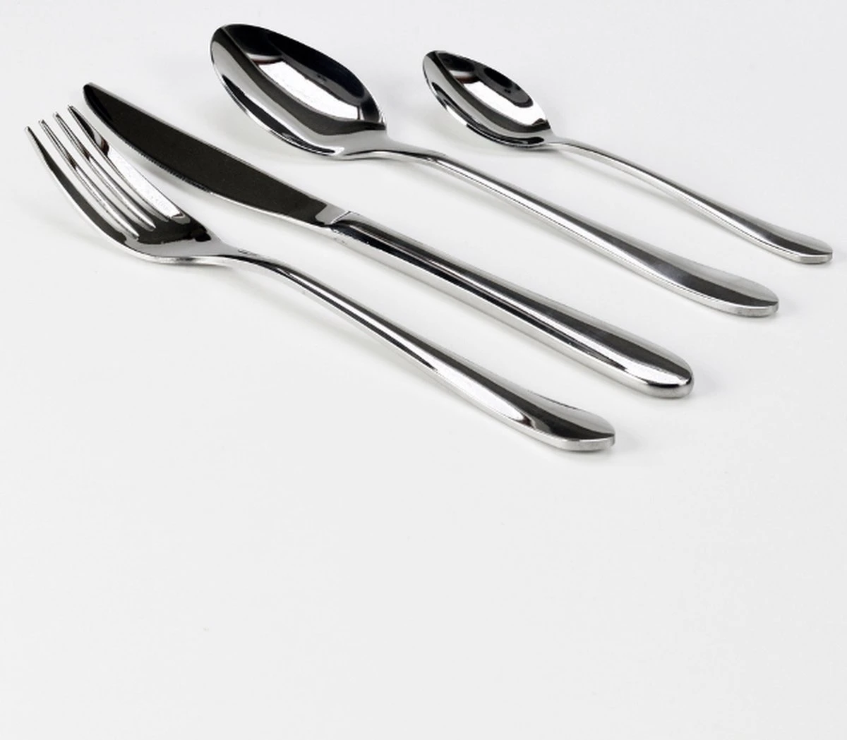 Merkloos Bestekset Luxe Round 24-delig | Premium Quality | 6 Personen 8 Merkloos Bestekset Luxe Round 24-delig | Premium Quality | 6 Personen - Afbeelding 6