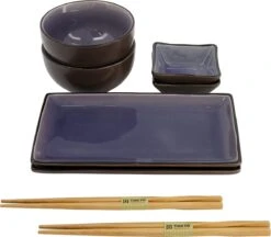 Tokyo Design Studio Glassy Blue Sushi Servies - 8 Delig - 2 Persoons 10 Tokyo Design Studio Glassy Blue Sushi Servies - 8 Delig - 2 Persoons -Skimask 1200x1050 17