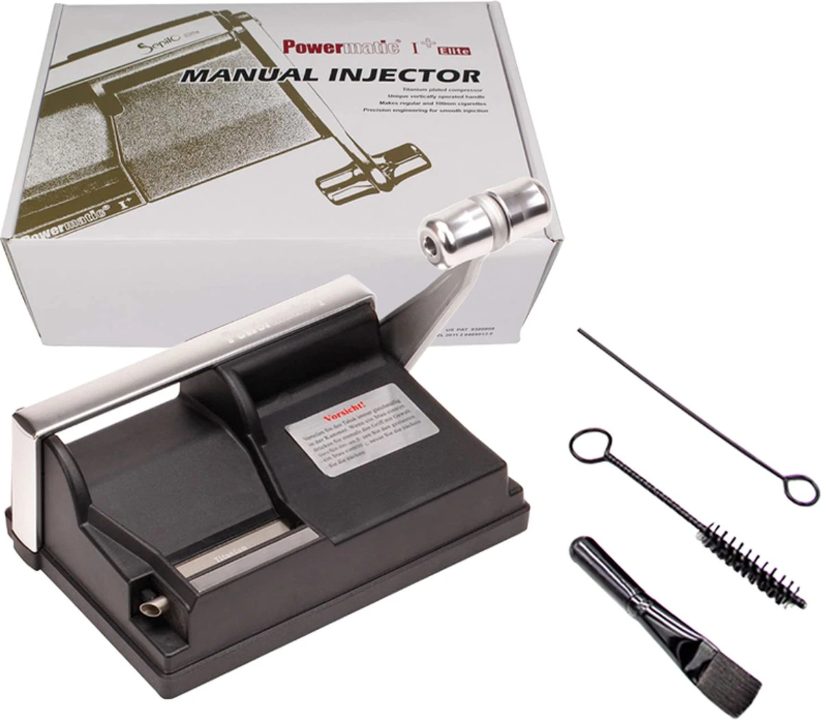 Merkloos Powermatic 1+ Elite Handmatige Sigarettenmaker 3 Merkloos Powermatic 1+ Elite Handmatige Sigarettenmaker