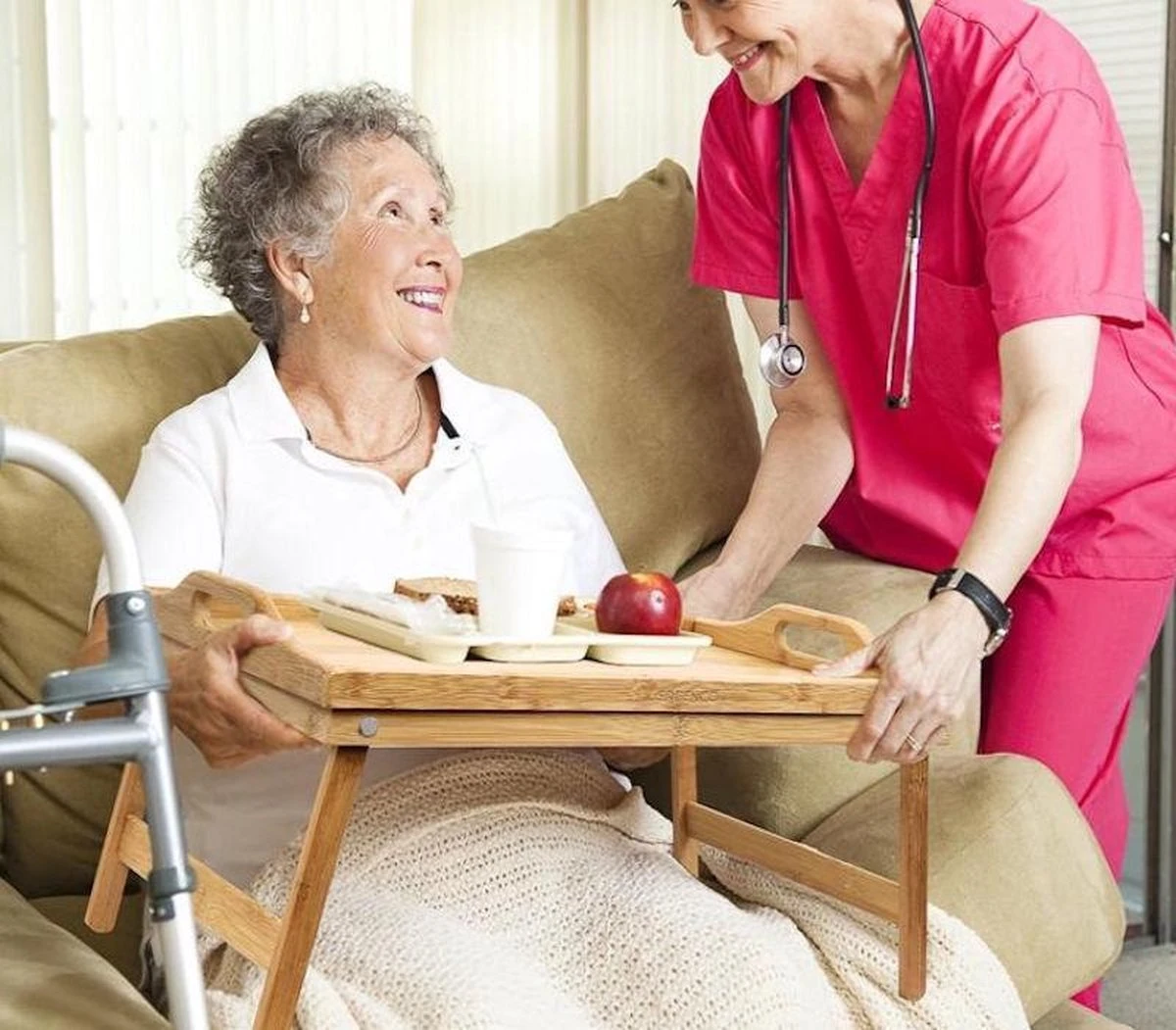 Merkloos Decopatent® Bamboe Inklapbare Bedtafel Voor Op Bed Met Dienblad - Houten Bedtafelje - Laptoptafel - Ontbijt Bed - Bank Dienblad 6 Merkloos Decopatent® Bamboe Inklapbare Bedtafel Voor Op Bed Met Dienblad - Houten Bedtafelje - Laptoptafel - Ontbijt Bed - Bank Dienblad - Afbeelding 4