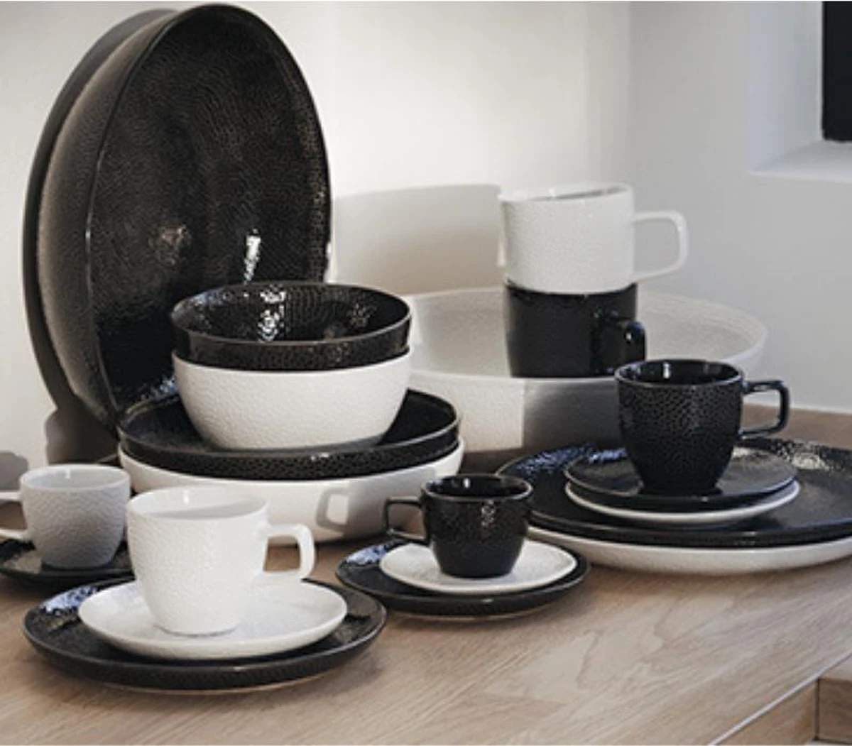 S&P - MIELO - Black - Dinerbord 26,5 Cm - Set Van 4 5 S&P - MIELO - Black - Dinerbord 26,5 Cm - Set Van 4 - Afbeelding 3