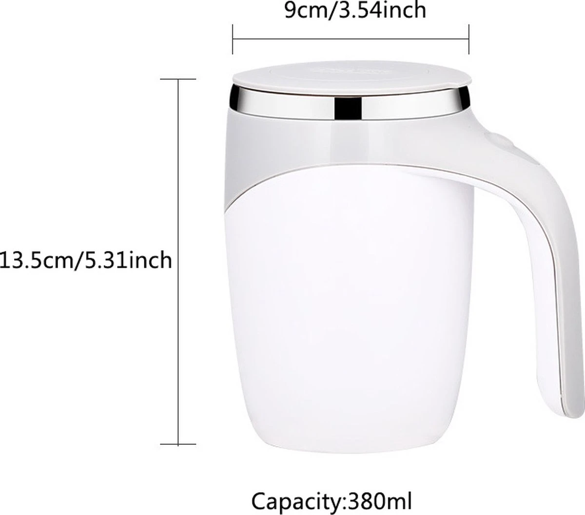 Zelfroerende Mok Usb Oplaadbaar Self Stirring Mug-thermosbeker-Zelf Mengende Usb Oplaadbare Beker Magnetische Roer Beker 6 Zelfroerende Mok Usb Oplaadbaar Self Stirring Mug-thermosbeker-Zelf Mengende Usb Oplaadbare Beker Magnetische Roer Beker - Afbeelding 4
