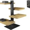 Gusta Serveertoren - 4 Bamboe Planken 1 Gusta Serveertoren - 4 Bamboe Planken -Skimask 1200x1064 10