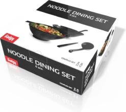 Gadgy Noodle Kom Set - 2 Kommen, 2 Paar Eetstokjes En 2 Lepels - Noodle Bowl - Japans Servies -Skimask 1200x1064 7