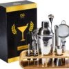 Infinity Goods Cocktailset - 15 Delige RVS Cocktail Shaker Set - Luxe Cadeauverpakking - Inclusief Recepten - RVS -Skimask 1200x1068 5