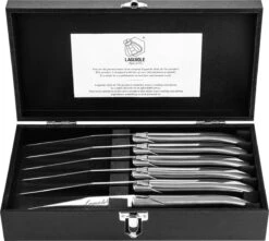 Laguiole Style De Vie Steakmessen Luxury Line - 6-delig - RVS -Skimask 1200x1074 2