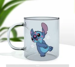 Disney - Stitch - Glazen Theemok - Transparant Met Opdruk - 330ml -Skimask 1200x1080 4