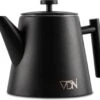 VDN RVS Theepot Dubbelwandig Met Filter - Zwarte Theekan 1 Liter - 902 -Skimask 1200x1082 6