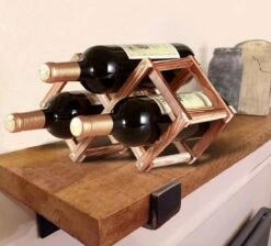 Merkloos Wijnrek 4 Flessen - Hout - Wijnflessenhouder - Wijnrek Hout - Inklapbaar - Houten Wijnrek - Wijnkast - Flessenrek - Wijnrekken - Wijnfleshouder 12 Merkloos Wijnrek 4 Flessen - Hout - Wijnflessenhouder - Wijnrek Hout - Inklapbaar - Houten Wijnrek - Wijnkast - Flessenrek - Wijnrekken - Wijnfleshouder -Skimask 1200x1088 4