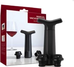 YUGN Wijn Vacuumpomp Wijnstopper Vacuum - Wijn Stopper Flessenstop Met 4 Vacuüm Wijndoppen - Wijndop Met Timer - Cadeau Tip -Skimask 1200x1094 4