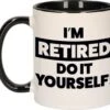 Pensioen Kado Mok / Beker Zwart - Im Retired Do It Yourself - 300 Ml - VUT 2 Pensioen Kado Mok / Beker Zwart - Im Retired Do It Yourself - 300 Ml - VUT -Skimask 1200x1095 5