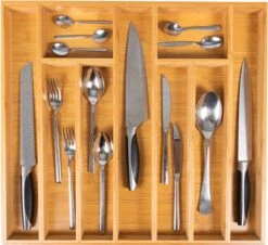 Grote Bestekbak Bamboe 51x47cm | Besteklade Van Coninx | Bestekhouder | Opbergbak | Duurzaam | Voor Laden Van 47cm Diep -Skimask 1200x1096 3