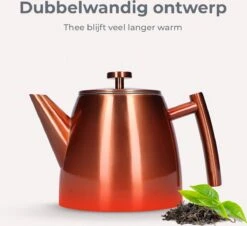 Vaja® Theepot Juliette Rosé Dubbelwandig -Skimask 1200x1099 8