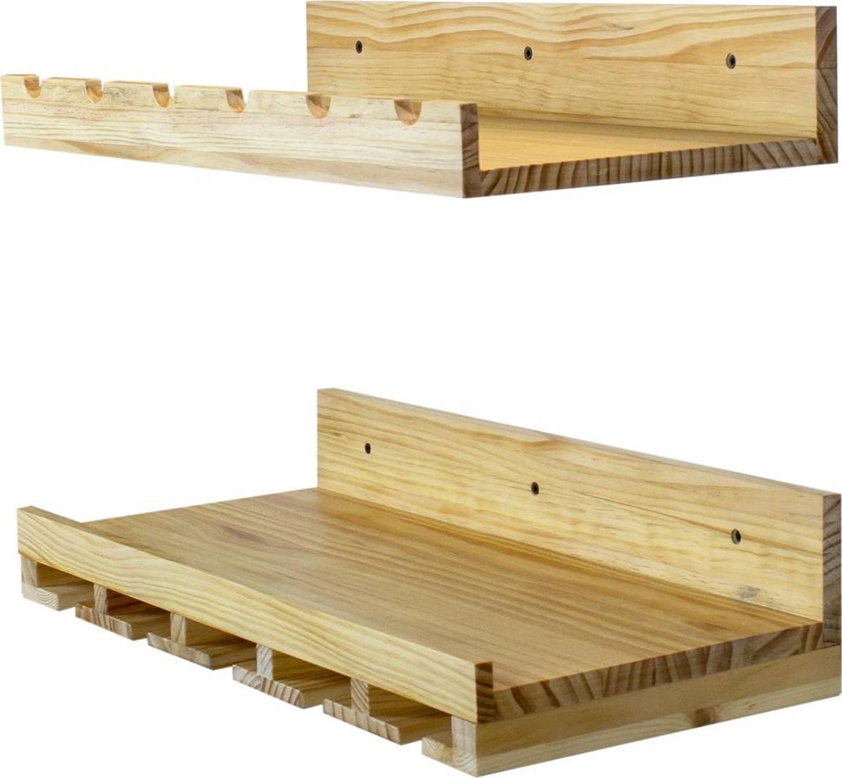 Multifunctionele Wijn- En Glasplanken, Set Van 2 Stuks 5 Multifunctionele Wijn- En Glasplanken, Set Van 2 Stuks - Afbeelding 3