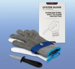 Nimma® Oesterhandschoen - Oesterset - Inclusief Oestermes En Binnenhandschoen - Veilig Snijden - Maat S/M/L - RVS -Skimask 1200x1116 2