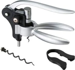 Merkloos Kurkentrekker De Luxe - Flessenopener - Wijnopener - Hoogwaardig Aluminium - 3 Delig - Geschenkdoos - Giftset - Cadeau -Skimask 1200x1116 6