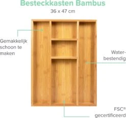 Coninx Bestekbak Bamboe 36CM Breed - Besteklade - Opbergbak - Duurzaam - Voor Laden Vanaf 47cm Diep 16 Coninx Bestekbak Bamboe 36CM Breed - Besteklade - Opbergbak - Duurzaam - Voor Laden Vanaf 47cm Diep -Skimask 1200x1118 4